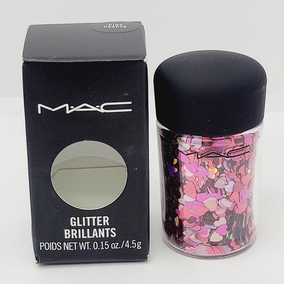 MAC Glitter Brillants Pink Hearts Brand New In Box Full Size - Picture 4 of 7